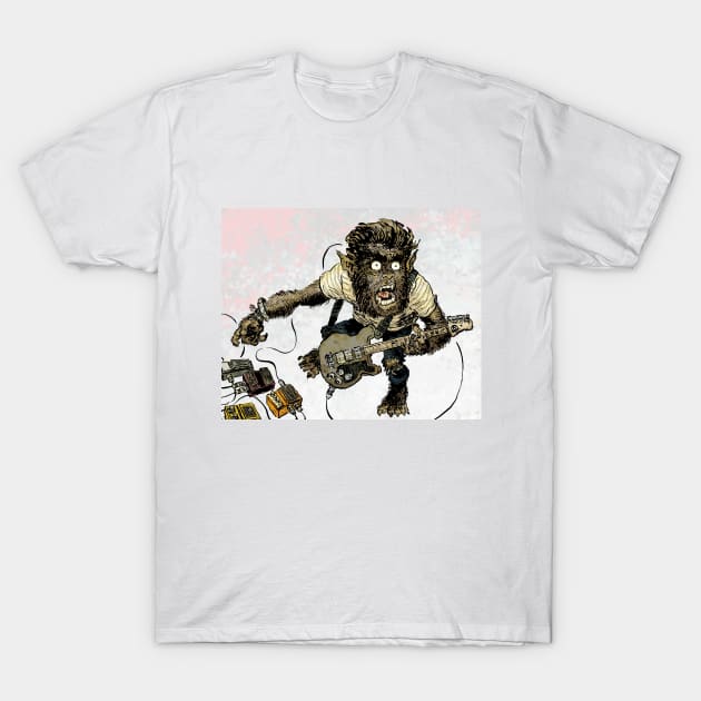 Wolf Man Rock T-Shirt by jesse.lonergan